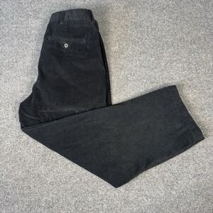Vintage Croft & Barrow Pants Mens 32x30 Brown Corduroy Straight Leg Waist Preppy